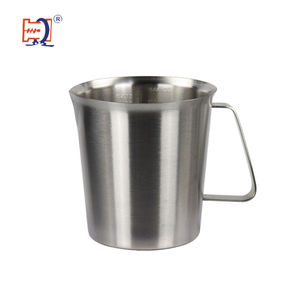 Barista Tools Latte Art Maatbeker Met Grote Capaciteit Roestvrijstalen Metalen Melkschuim Koffiepot Praktische Maatbeker - Product Image 1