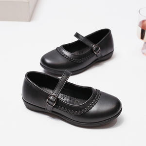 حذاء أسود من الخطاف و الحلقة PU بسعر الجملة للأطفال للفتيات <span class=keywords><strong>MARY</strong></span> JANE FLATS - Product Image 5