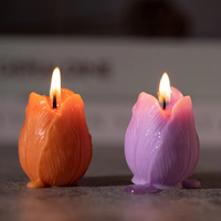 Dekorasi Ruangan Rumah Simulasi Tanaman Sukulen DIY Bunga Mini Lilin Aromaterapi untuk Hadiah Ulang Tahun Pernikahan