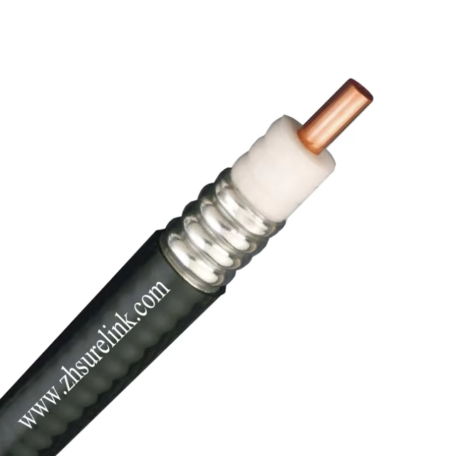 Low Loss Fire Retardant 1/4 1-1/4" 3/8 1/2 7/8 Corrugated Superflex RF Cable 50 Ohm Coaxial Cable Leaky Feeder Coaxial Cable