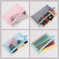 Nouveau étui à crayons Transparent maille papeterie sac crayon examen spécifique haute esthétique papeterie sac