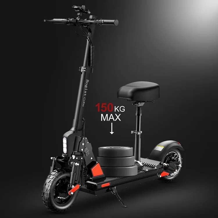 2022 Hottest BOGIST C1 Pro 500W 13An 45km/h Two Wheels EU US Warehouse Foldable Electric Scooter For Adult