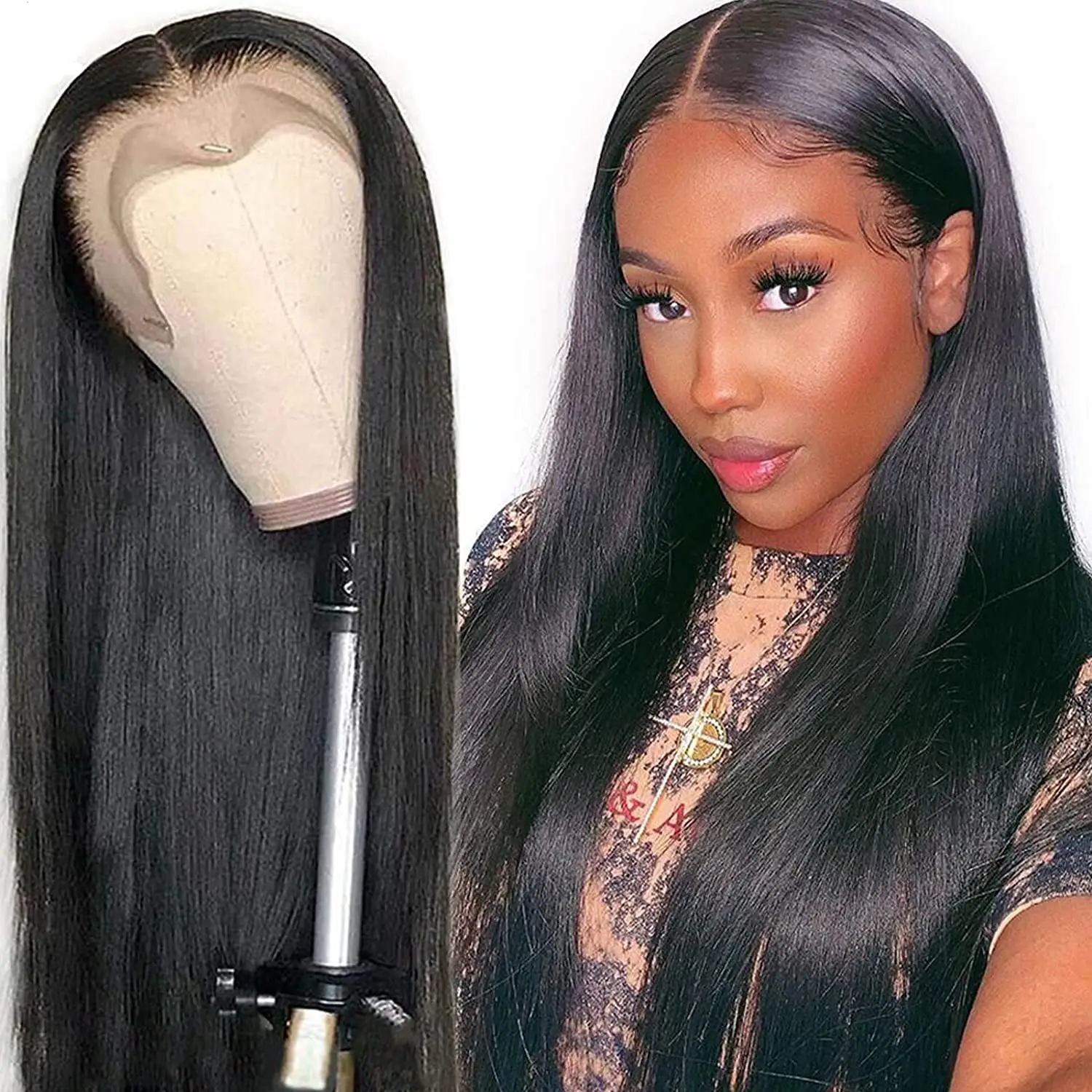 13x6 Hd Transparent Swiss Lace Front Wigs For Black Women 360 Lace Frontal Wig Vendor 13X4 100% Virgin Full Lace Human Hair Wig