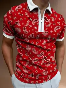 New Arrival Polyester Cotton Uniform Men's Golf Polo Shirt Custom Sublimation Printing Embroidery Logo Polo Shirt For Men