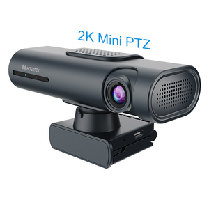 Cámara web PTZ 2K con control por gestos, cámara pequeña con seguimiento automático 2X para transmisión en vivo vertical, cubierta de lente deslizante para Zoom MT7050 2K - Product Image 1