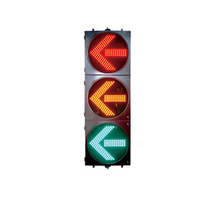 Feu de signalisation routière rond rouge et jaune de 400 mm avec compte à rebours, prix spécial pour les feux de signalisation - Product Image 1