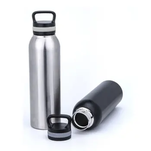 Nueva Botella de Agua Deportiva Térmica de Acero Inoxidable 304 Ecológica de Doble Pared, Vaso para Helado Redondo - Product Image 3