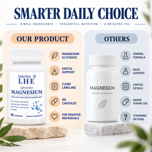 Suplemento de Magnesio con Vitaminas Shecome, Fórmula Personalizada, Apoyo para la Función Cardíaca en Adultos, Cápsulas de Magnesio Glicinato Dietético - Product Image 4