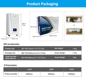 Chauffe-<span class=keywords><strong>eau</strong></span> électrique 220V 5.5kw de petite taille à commande tactile, fonctionnement simple pour chauffe-serviettes - Product Image 4