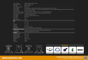 EAGLE P12A/20A/30A Yapay Zeka Destekli Otomatik Takipli PTZ Kamera, 2160P 60fps, 20X/30X Optik Zoom, Ticari Güvenlik ve Gözetim için - Product Image 6