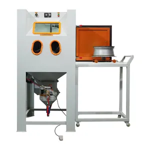 Factory price manual wet sand blasting cabinet water sandblasting machine for sale SBM40H