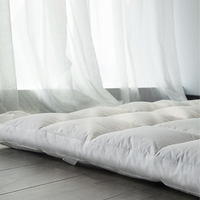 Surmatelas en coton de style hôtel 5 étoiles, épaissi, chaud, respirant, lavable, anti-acariens, antibactérien, usage hospitalier