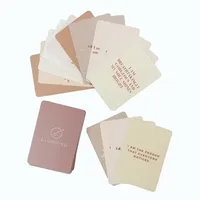 Cartes d'affirmation Impression personnalisée Oracle Paper Card Publicité Poker Style Fun Positive Card Game