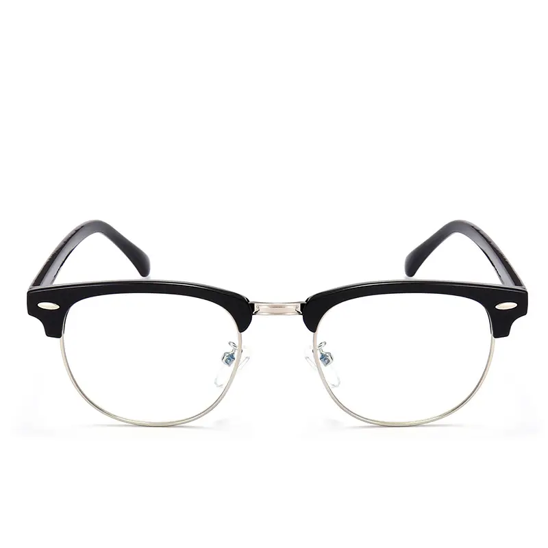 กรอบแว่นตา TR90 กรอบแว่นตาโลหะคุณภาพสูงมาใหม่แว่นตาป้องกันแสงสีฟ้า