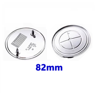 2 pièces 78mm 82mm 74mm 2 broches Emblème de coffre arrière de voiture Accessoires pour BMW E66 E53 X5 E71 F25 E70 F26 F15 F16 F10