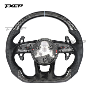 <span class=keywords><strong>Volante</strong></span> de Fibra de Carbono Compatible con <span class=keywords><strong>Audi</strong></span> <span class=keywords><strong>A4</strong></span> <span class=keywords><strong>B6</strong></span> B7 R <span class=keywords><strong>Line</strong></span> S3 8V RS3 8V S4 B8 A5 B8 R8 Sline A3 8V A5 B8.5 B9 TT TTRS TTS Q3 Q5 Q7 - Product Image 1