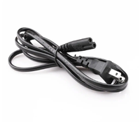 Câble d'alimentation CA 1,5 m à 2 broches (EU/US) pour chargeur de batterie d'ordinateur portable et adaptateur d'alimentation pour console de jeu PS2, PS3 Slim, PS4
