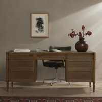Bureau de direction moderne en bois de luxe, table d'étude design pour bureau à domicile, hôtel, chambre principale – Pièce de mobilier de luxe