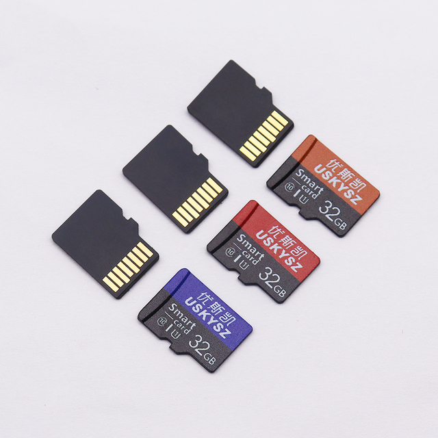 USKY Factory Wholesale TF Card Phone Card Pen Drive High Speed Chip Promotion Custom LOGO Colorful MINI Micro Memory SD TF Card