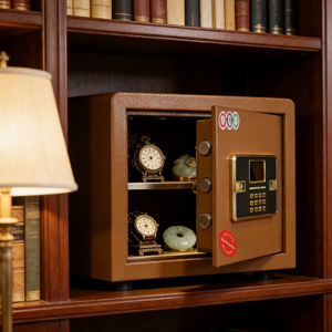 <span class=keywords><strong>Coffre</strong></span>-<span class=keywords><strong>fort</strong></span> ignifuge à double verrouillage, empreinte digitale, clé, acier laminé à froid robuste pour hôtels, bureaux, entrepôts, écoles, hôpitaux, banques - Product Image 5