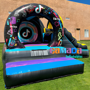 Commercial Blow up Tiktok Bouncer Combo <strong>Inflatable</strong> Bounce House Tent Cover bounce house blow up for Parties Rental - Product Image 5