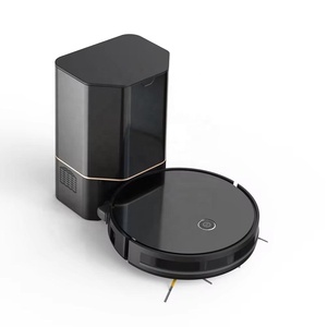 Aspirateur robot intelligent pour sols humides et secs avec fonction de lavage et auto-nettoyage, et bac à poussière auto-vidant - Product Image 1