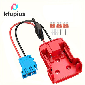 Nhà máy trực tiếp, Power Wheel Adapter cho milwaukee 18V, phù hợp với <span class=keywords><strong>PEG</strong></span> <span class=keywords><strong>perego</strong></span> Ride-on đồ chơi với dây nịt & cầu chì. - Product Image 1