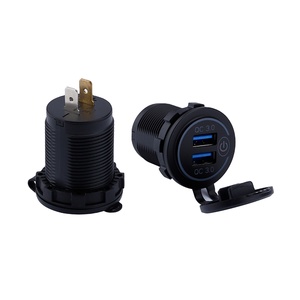 WELFNOBL-<span class=keywords><strong>Prise</strong></span> de chargeur USB double étanche QC 3.0 interrupteur tactile marche-arrêt 12V LED <span class=keywords><strong>prise</strong></span> de chargeur de <span class=keywords><strong>voiture</strong></span> pour bateau Rv Car Motor-Home - Product Image 6