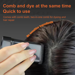 Esencia de planta orgánica más vendida, crema de tinte para Barba y cabello a base de hierbas, Varita de peluquería, cubierta temporal efectiva, gris - Product Image 5