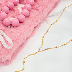 สร้อยคอคริสเตียนแบบมีจี้หลายชิ้น รุ่นใหม่ปี 2026 ชุบทอง 18k PVD บนสแตนเลสสตีล ไม่หมอง สร้อยคอจี้รูปกางเขนแบบเรียบหรู - Product Image 4