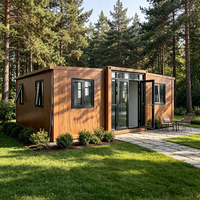 Casa Contenedor Expandible de 20 pies, Paquete Plano, Instalación Rápida para Airbnb, Resort, Glamping