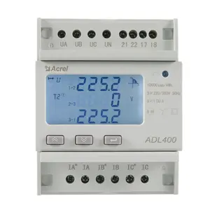 Acrel Adl400 Din Rail 3 Fase Rs485 Modbus-Rtu Energie Vermogensmeter Met Middengoedkeuring Op Basis Van En Normen