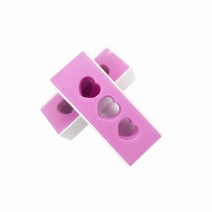 Nouveau 1000/4000 bloc tampon <span class=keywords><strong>jetable</strong></span> coeur rose OEM papier de verre <span class=keywords><strong>lime</strong></span> à ongles <span class=keywords><strong>lime</strong></span> à ongles tampon bloc tampon à ongles - Product Image 1