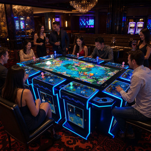 QIQU Table de jeu de pêche 65 pouces pour 10 joueurs, à fort rendement, pour Ocean King Monster Awaken Arcade Bar Maquina De Pesca En Linea - Product Image 5