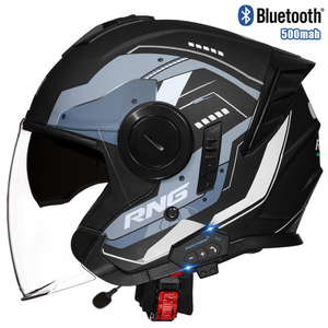 <span class=keywords><strong>Casco</strong></span> de Motocicleta Integral <span class=keywords><strong>Homologado</strong></span> 3C con Doble Visor y <span class=keywords><strong>Bluetooth</strong></span> para Llamadas Manos Libres, Ideal para Conducir Motocicletas - Product Image 3