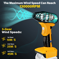 Duster électrique 130000PRM pour Dewal 20V 60V Batterie Air Duster Turbine Jet Fan Violent Turbofan Air Blower Turbine Blower