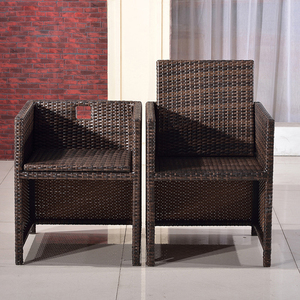 Waterproof Restaurant 9 Piece <strong>Rattan</strong> Tables and Chairs <strong>Cube</strong> Sets Patio Leisure Furniture Garden Outdoor <strong>Rattan</strong> Woven Dining Sets - Product Image 6