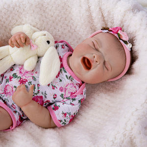 Bayi mobil <span class=keywords><strong>Dolly</strong></span> 22 pernapasan Zoro roda buatan tangan bergerak ekan bayi Muneco Silicona tidur Vajilla balita Reborn boneka - Product Image 4