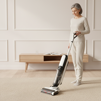 Nouvelle génération de nettoyeur de sols sans fil pour usage domestique et commercial, aspirateur humide et sec pour hôtels, filtration HEPA, moteur sans balais, 15000Pa