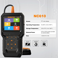 Escáner de Códigos OBD2 Humzor NC610, Escáner de Diagnóstico Completo para Automóviles, Compatible con Automóviles y Camiones de 12V y 24V, Herramienta de Diagnóstico Automotriz