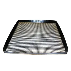 Cesta de malha antiaderente PTFE para churrasco ao ar livre para produtos de churrasco