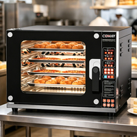Four à pizza à convection forcée en acier inoxydable avec une puissance de 4500 W et un écran tactile numérique pour la cuisson des gâteaux