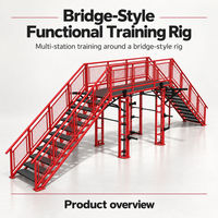 Rig Latihan Fungsional Bridge untuk Gym Komersial dan Studio Pelatihan, Latihan Fungsional Multi-Stasiun untuk Perlengkapan Pembeli B2B