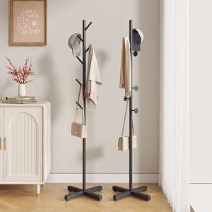 <span class=keywords><strong>Porte</strong></span>-<span class=keywords><strong>manteau</strong></span> sur pied portable en métal style crème, luxe léger, pour chambre et <span class=keywords><strong>vestiaire</strong></span>, avec rangement suspendu pour vêtements et sacs - Product Image 2