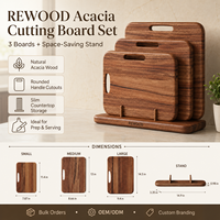 Planche à découper en bambou personnalisée, planche à découper gravée sur mesure pour cadeau d'entreprise et vente au détail