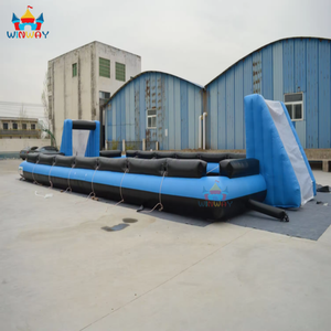 Precio de Fábrica WINWAYTOYS Cancha de Fútbol Inflable de PVC Grande de 17x9m con Cuerdas en el Centro - Arena de Fútbol Portátil - Product Image 2