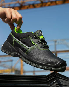 Chaussures de sécurité au travail, anti-chocs, antidérapantes, design pour l'usine, la construction, confortables, résistantes à l'usure, embout composite, lacets, unisexe, EVA - Product Image 6