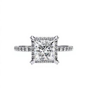 Anillo de Compromiso y Boda Princess Solitaire con Certificado IGI de 2.00 CT, Diseño Personalizado, Se Aceptan Pedidos al por Mayor - Product Image 1