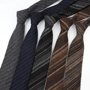 Anneaux <span class=keywords><strong>de</strong></span> <span class=keywords><strong>Saturne</strong></span> rayé 50% laine cravate 7cm mode cou cravate hommes smoking fête dîner accessoire cadeau d'affaires <span class=keywords><strong>de</strong></span> haute qualité - Product Image 1