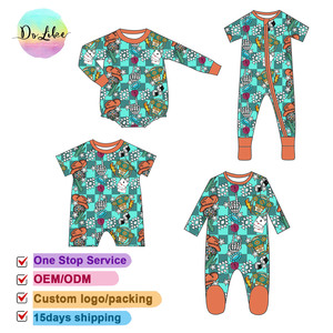 Combinaison Bébé en Bambou Whatnot pour la Revente, Vêtements d'Été pour Enfants, Combinaisons Zippy Personnalisées pour Nourrissons, Sac de Couchage Bébé en Gros - Product Image 2